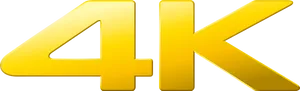 Golden4 K Logo PNG Image