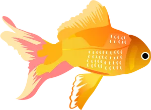 Goldfish Illustration Vector Art PNG Image