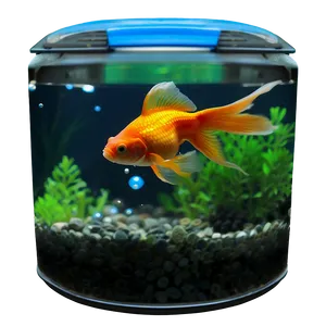 Goldfish Tank Png Kxu18 PNG Image