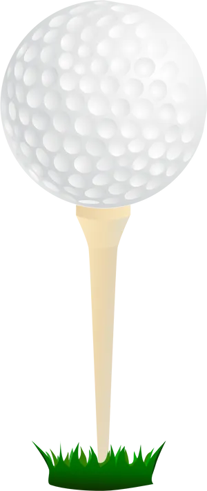 Golf Ballon Tee PNG Image