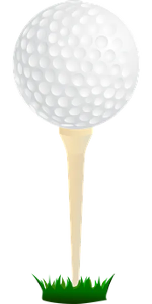 Golf Ballon Tee PNG Image