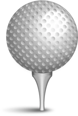 Golf Ballon Tee Graphic PNG Image