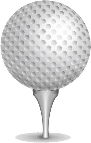 Golf Ballon Tee Graphic PNG Image