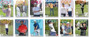 Golf Magazine Covers Collection PNG Image