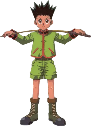 Gon Freecss Hunter X Hunter Character PNG Image