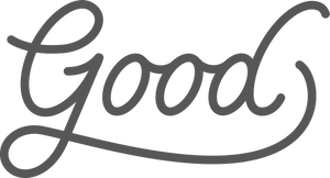 Good Coffee Logo Script Style PNG Image