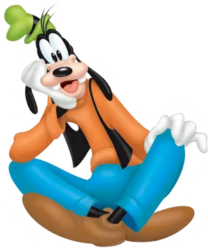 Goofy Sitting Smile.png PNG Image