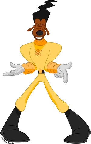 Goofyin Science Outfit PNG Image