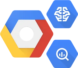Google Cloud Icons Set PNG