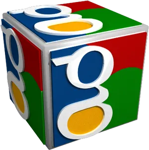 Google Logo Cube3 D PNG Image