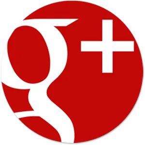 Google Plus_ Logo_ Red Background PNG Image