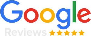 Google Reviews Logo Five Stars PNG Image