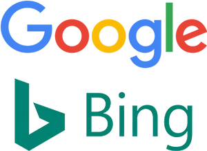 Googleand Bing Logos PNG Image