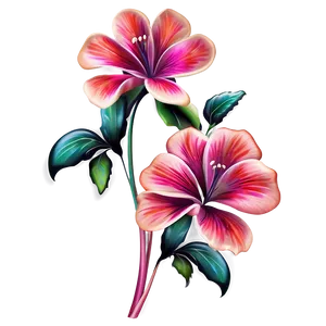 Gorgeous Flower Art Png 06252024 PNG Image