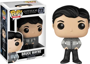 Gotham Bruce Wayne Funko Pop PNG Image