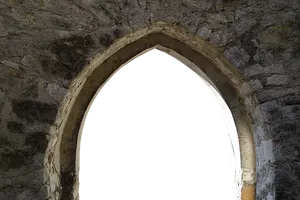 Gothic Arch Darkness PNG Image