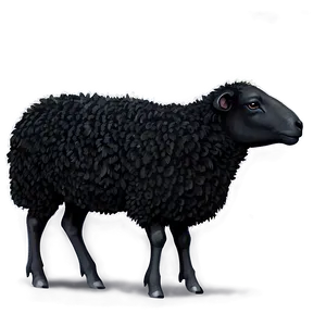 Gothic Black Sheep Png Frl PNG Image