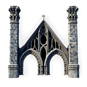 Gothic Cathedral Arch Png 06122024 PNG Image