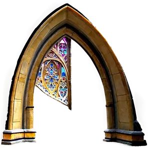 Gothic Cathedral Arch Png Wnl PNG Image