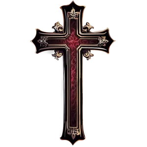 Gothic Fancy Cross Png Bty90 PNG Image