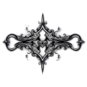 Gothic Flourish Tattoo Png 06212024 PNG Image