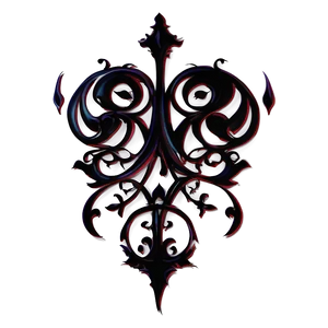 Gothic Flourish Tattoo Png Iuv75 PNG Image