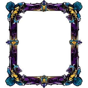 Gothic Frame Border Png Tmr44 PNG Image