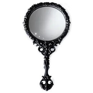 Gothic Hand Mirror Png Wip PNG Image