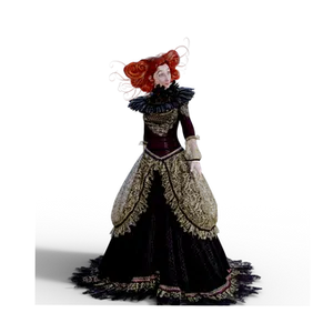 Gothic Princess Elegant Attire PNG Image