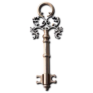 Gothic Skeleton Key Picture Png Mjd PNG Image