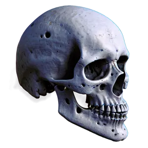 Gothic Skull Face Artwork Png Xuc10 PNG Image