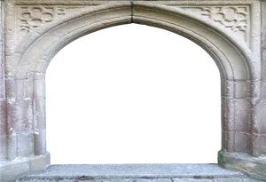 Gothic Stone Archway PNG Image