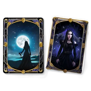 Gothic Tarot Cards Png 06202024 PNG Image