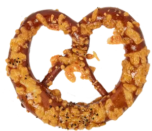 Gourmet Salted Pretzelwith Seeds.png PNG Image