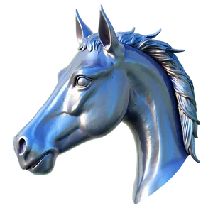 Graceful Horse Head Figure Png Cjo PNG Image