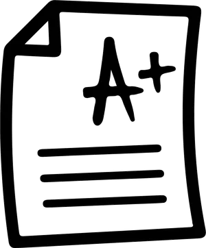 Graded Assignment Icon PNG