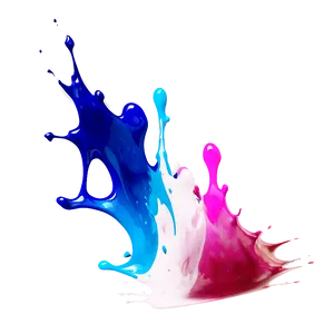 Gradient Color Splash Png Dlx44 PNG Image