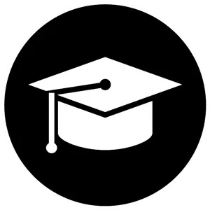 Graduation Cap Icon PNG Image