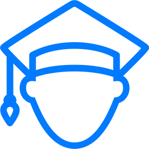 Graduation Cap Icon PNG Image