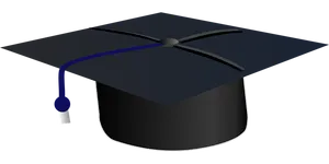 Graduation Cap Vector Illustration PNG Image