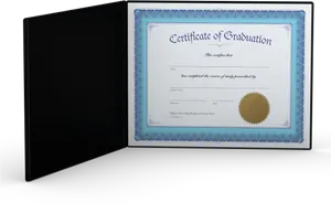 Graduation Certificate Diploma Display PNG Image