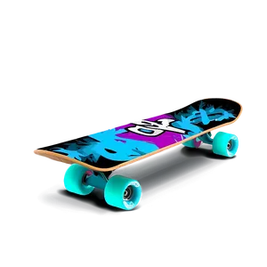 Graffiti Inspired Skateboard Deck Png 2 PNG Image