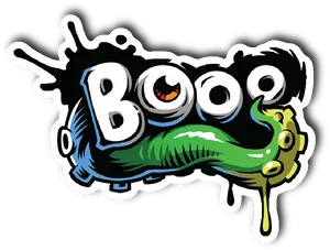 Graffiti_ Style_ Boo_ Illustration PNG