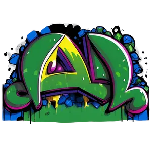 Graffiti Wall Art Png Sby PNG Image