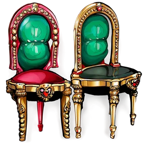 Grandiose Crown Chair Png Brf84 PNG Image