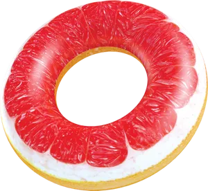 Grapefruit Inspired Pool Float PNG Image