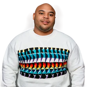 Graphic Crewneck Sweater Png Ixd12 PNG Image