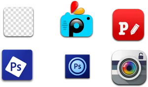 Graphic Design App Icons PNG Image