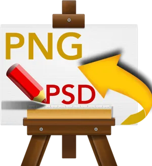 Graphic Design File Formats Easel PNG Image