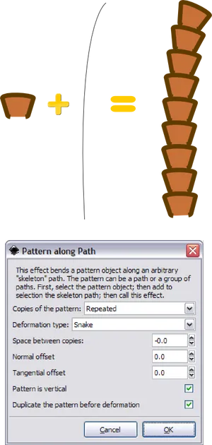 Graphic Design Pattern Path Tool Screenshot PNG Image